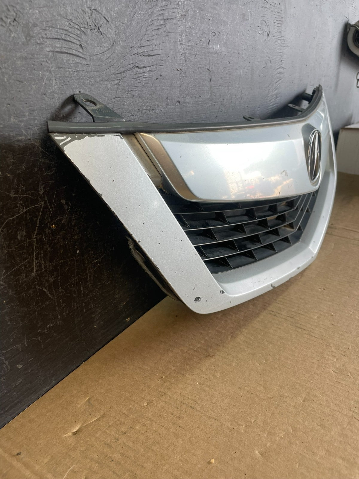 2009 to 2010 Acura TSX Front Grill Grille Satin Finished Molding AD02122