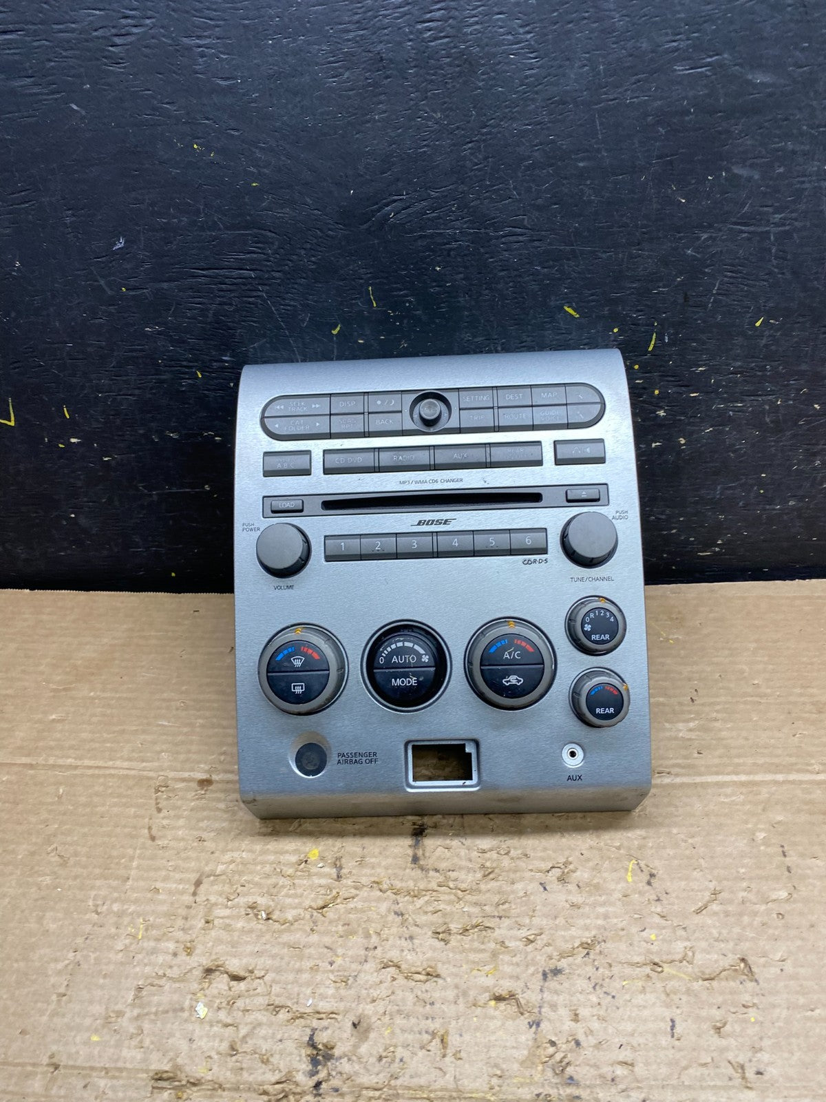 2004 to 2007 Nissan Armada Bose Radio CD Player A/C Climate Control OEM X1237 PS0