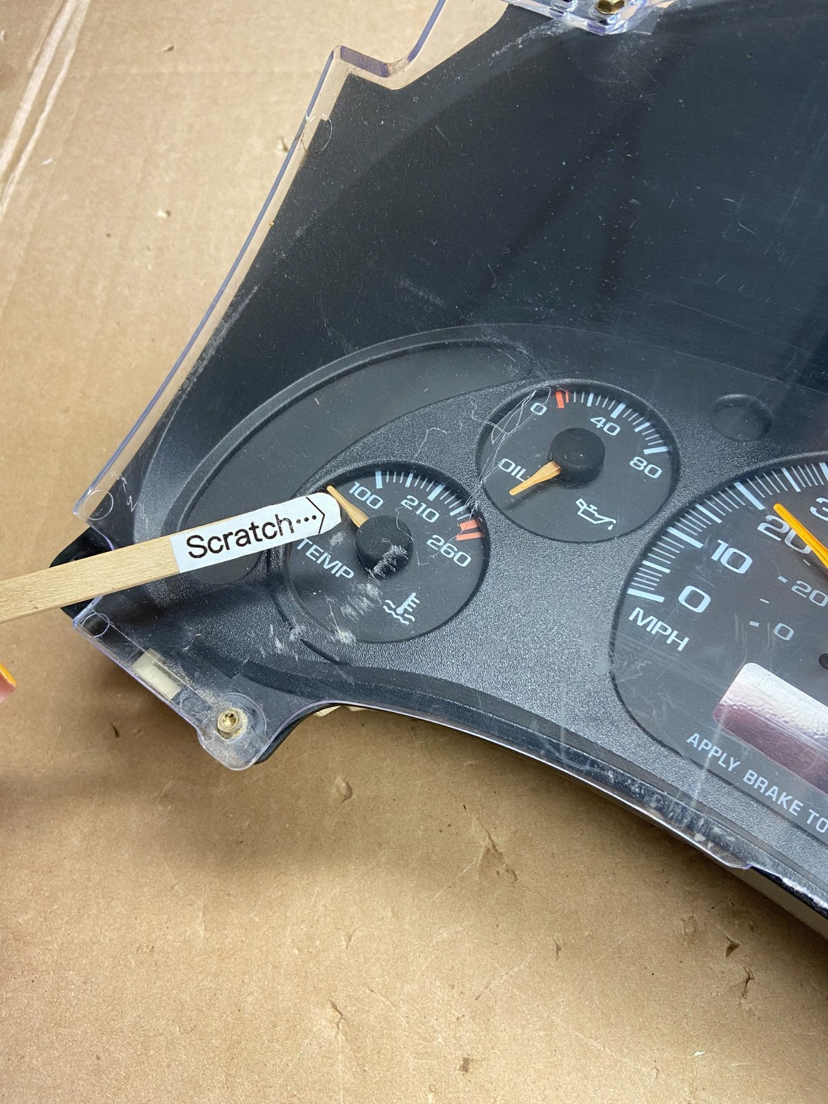 1996 to 2000 Chevrolet Express Speedometer Cluster Gauge AI6302 DW3
