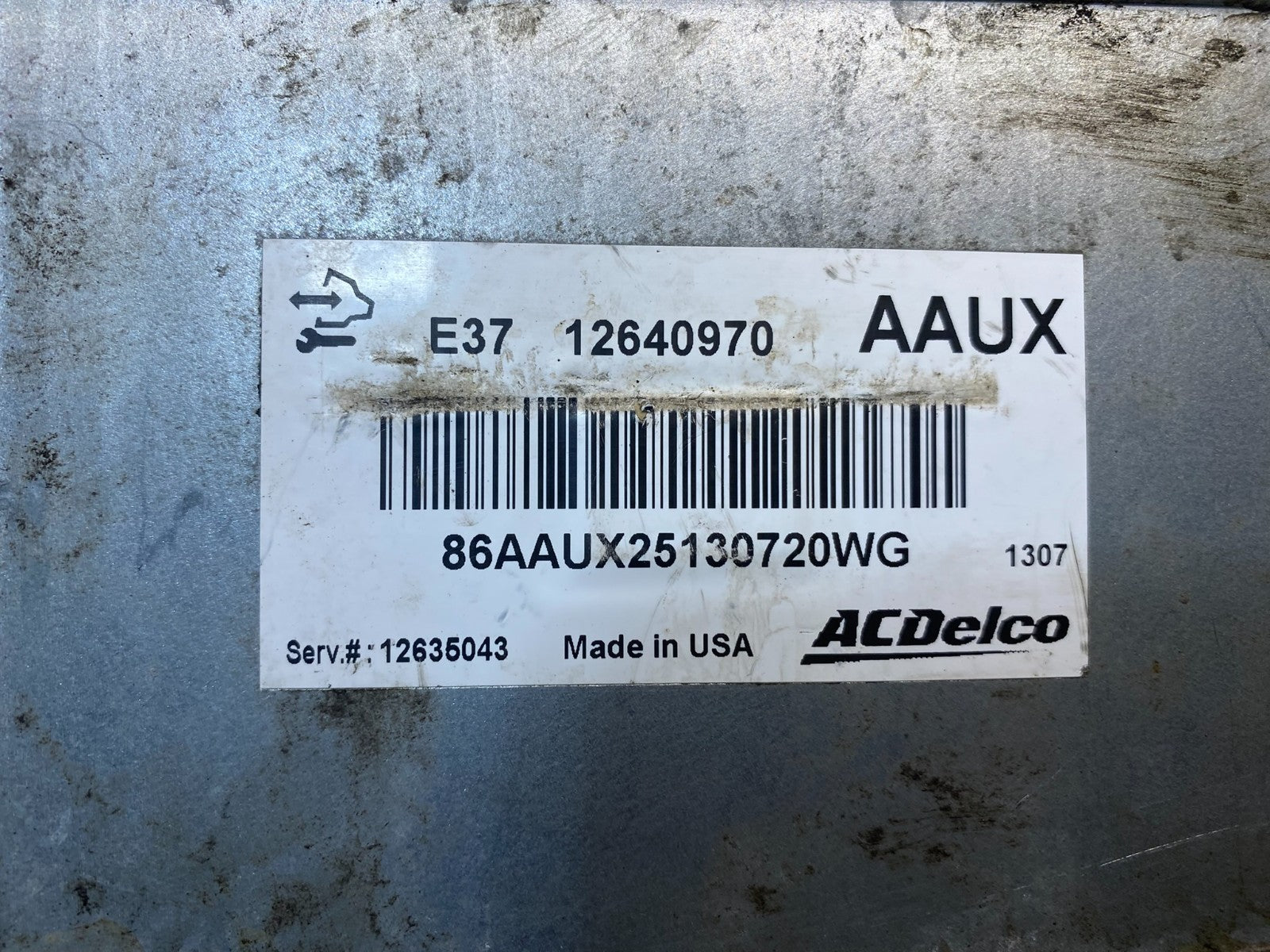 2010 to 2013 Chevrolet Silverado Yukon Engine Control Module ECM ECU ad7499 DG2