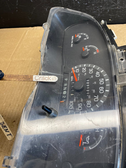 1999 to 2000 Ford E150 E250 E350 VAN Gauge Speedometer Cluster AC4651 DG4