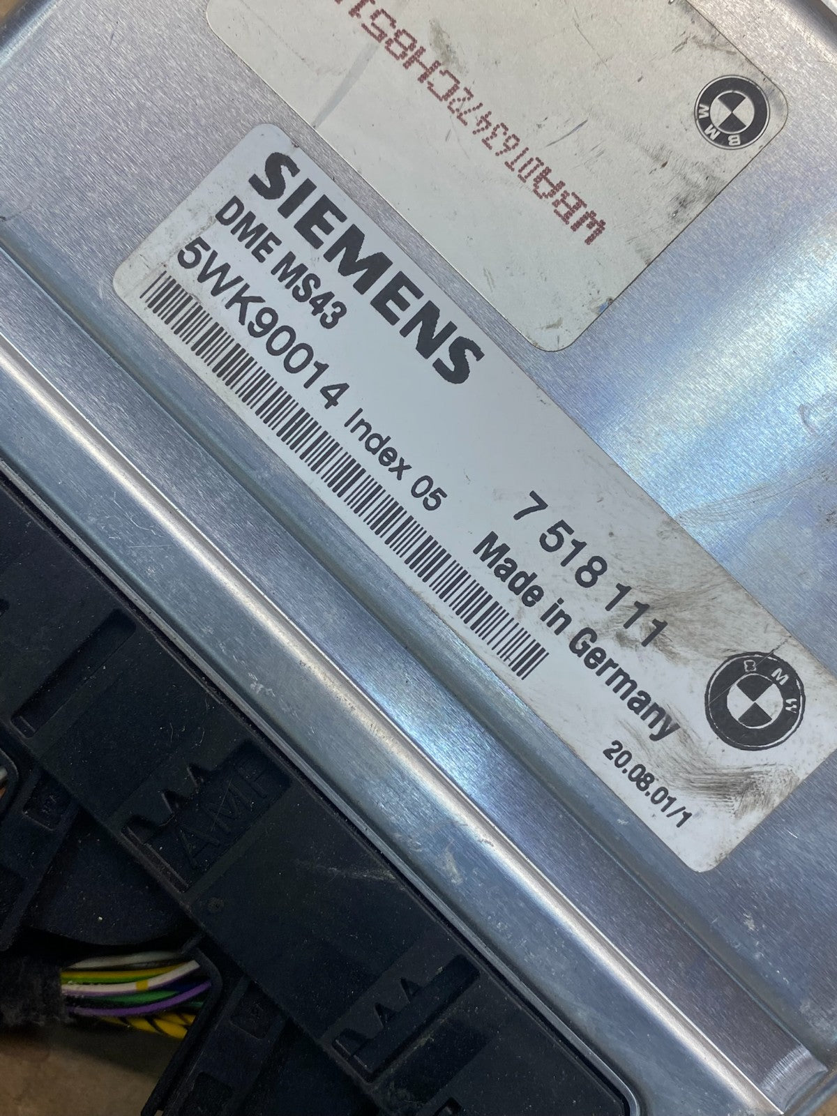 2001 to 2002 BMW X5 ECM ECU Engine Control Computer Module AH3373 DG2
