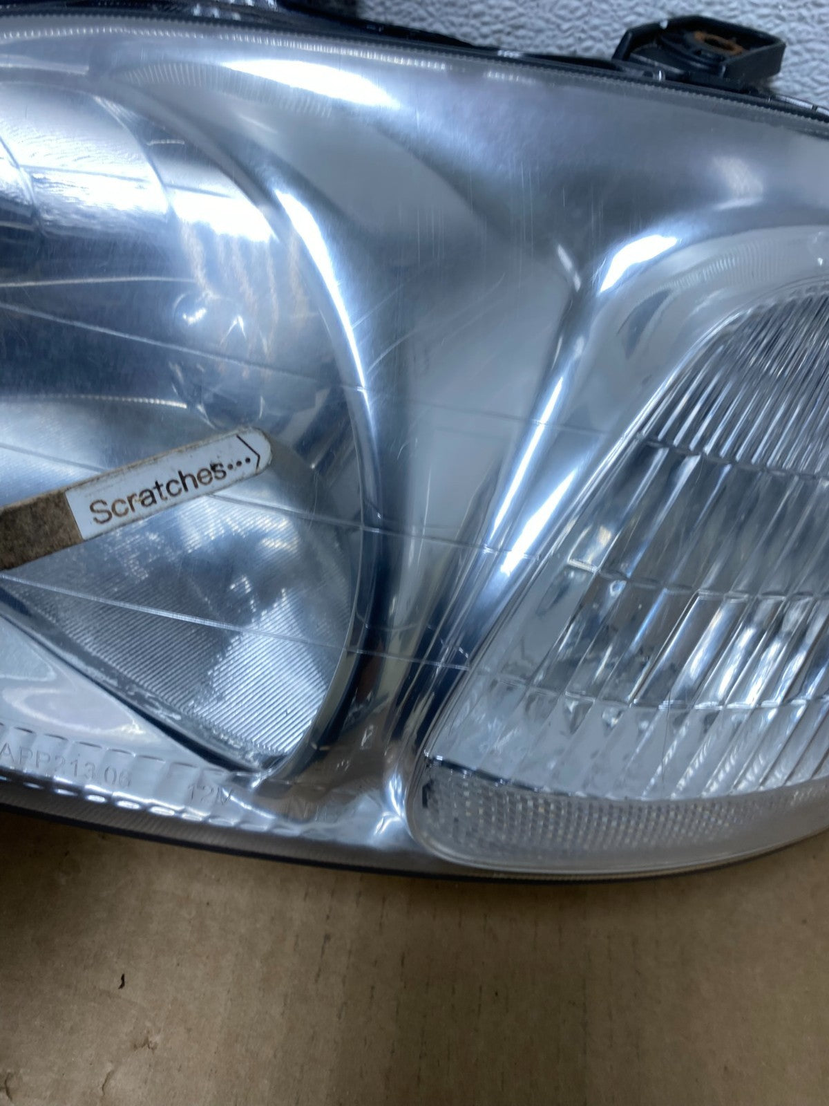 1996 1997 1998 Honda Civic Chrome Clear Headlights AG2248 PS4