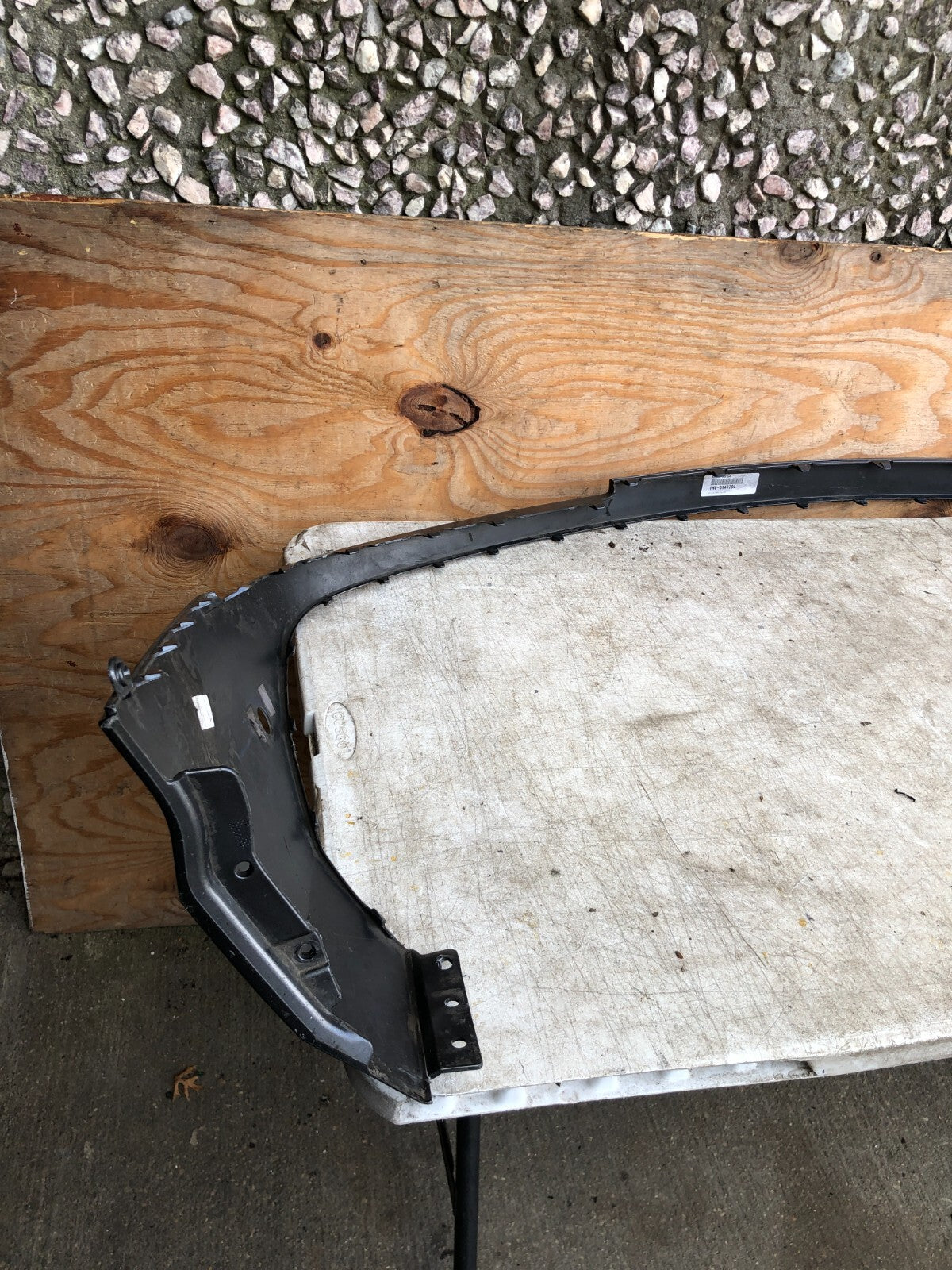 2017 to 2019 Audi Q7 Rear Bumper Lower Cover Valance Diffuser Lid OEM A180110
