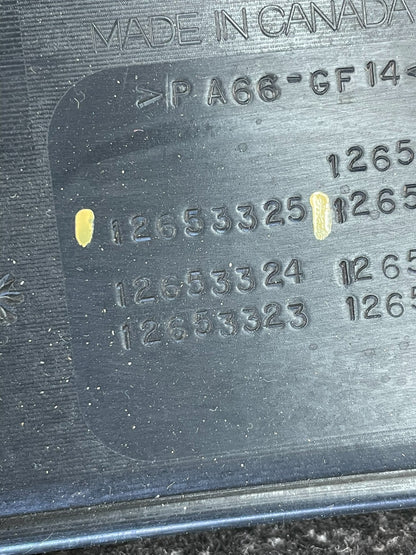 2010 to 2012 Chevrolet Equinox V6 VVT Plastic Engine Cover Shield AG0769 DG4