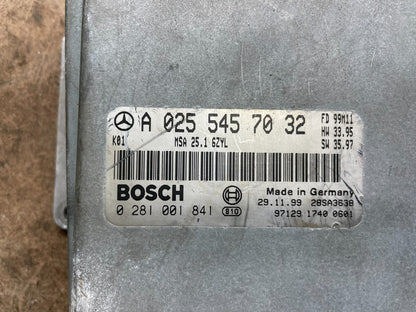 1997 Mercedes Benz E300 Diesel Engine Computer Ecu Ecm J5073 DG2