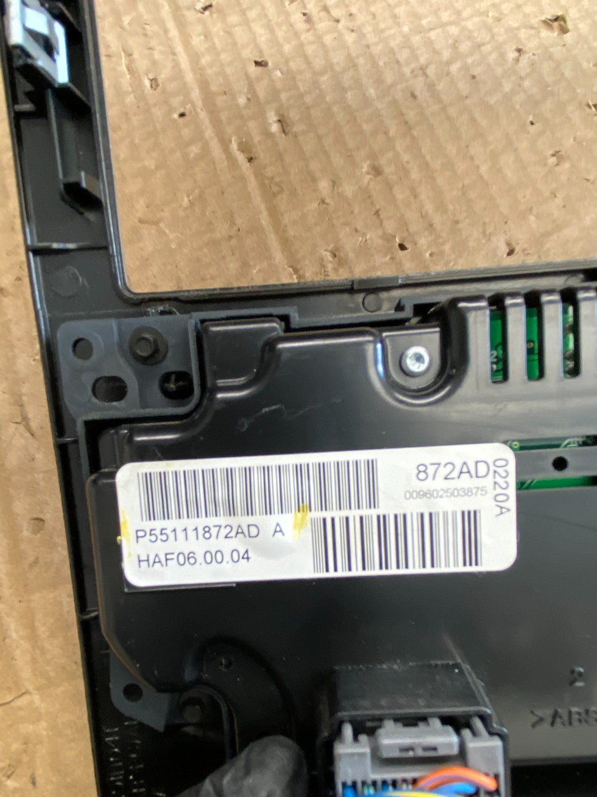 2005 to 2007 Chrysler 300 Dash Heater A/C Climate Control Radio Panel AC9518 DG6