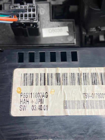 2008-2010 Chrysler Town Country Climate Control Panel Center Dash Trim AF2489 DG5