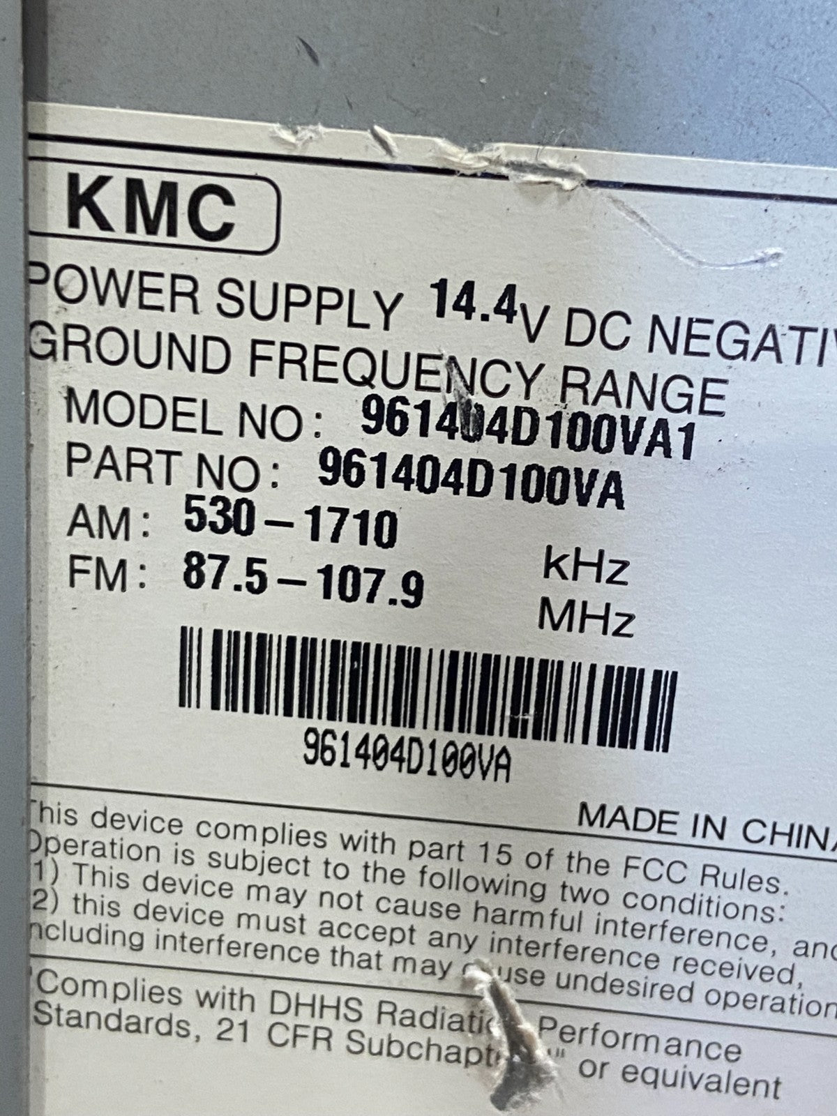 2006 - 2008 Kia Sedona Entourage Radio Stereo Receiver AM FM CD Player AE2520 DG6