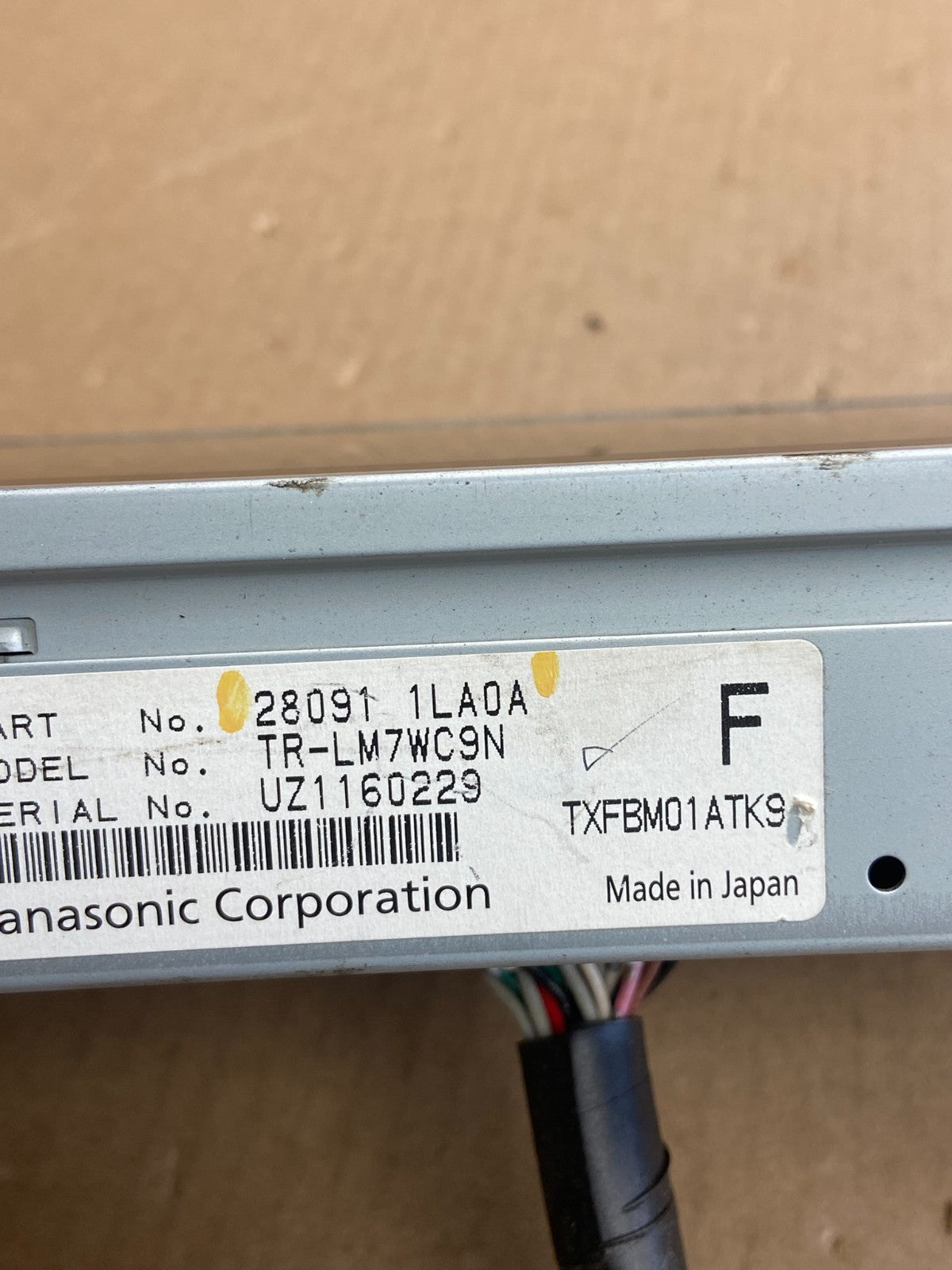 2011-2013 Nissan Pathfinder Radio Display Info Navigation Screen AE4375 DG6