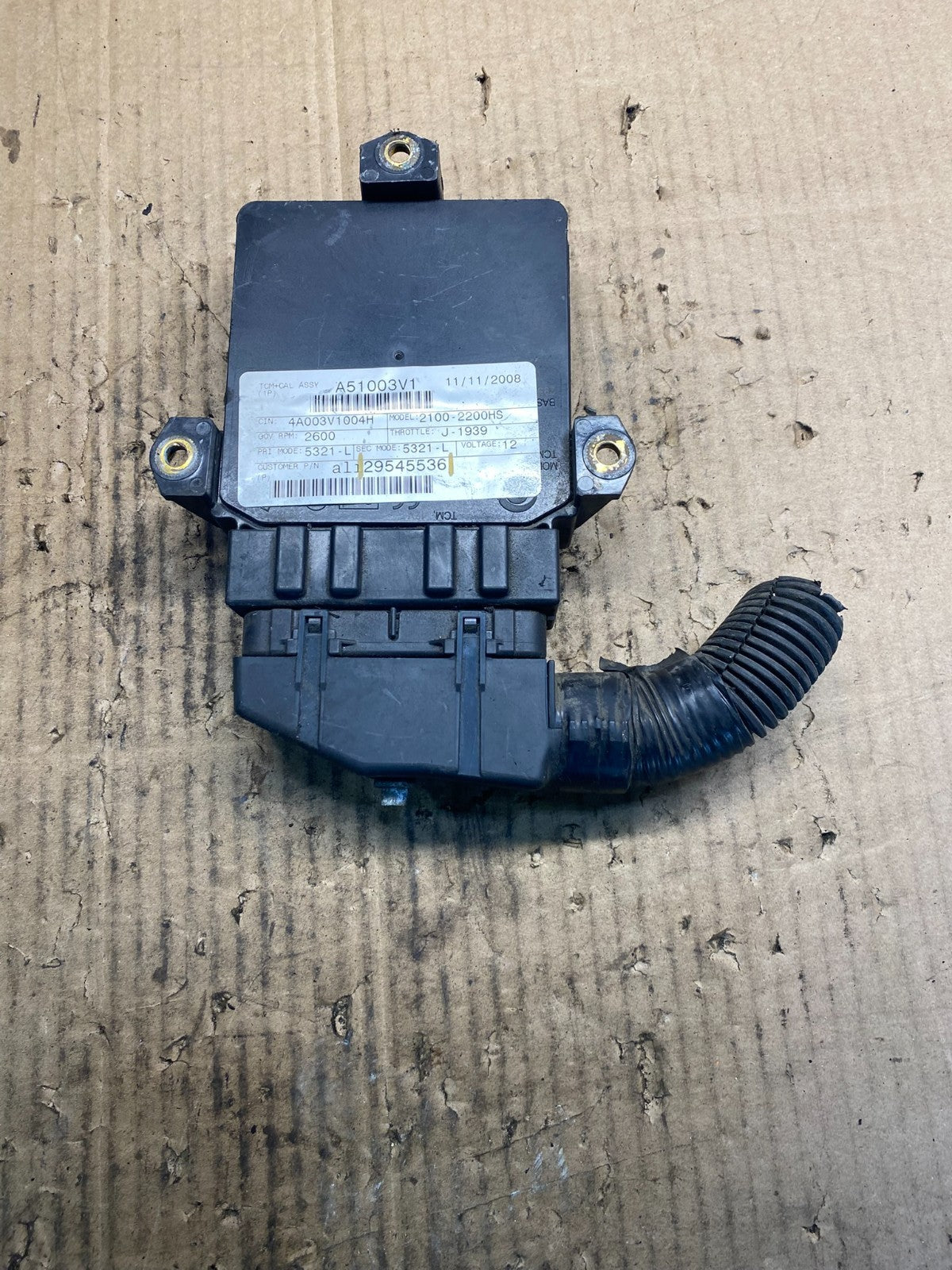 Allison Transmission Control Module 29545322 AB7004 DG0