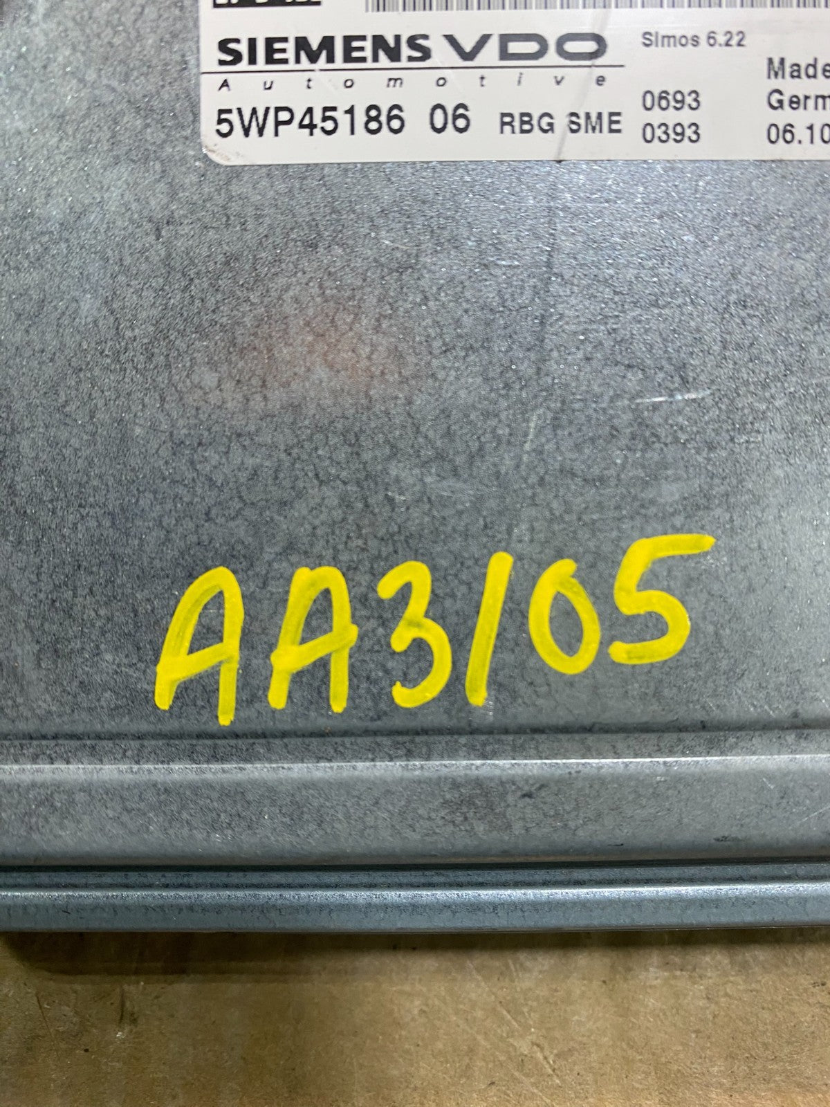 2006 to 2008 Audi A6 3.2L Engine Computer ECM 4F1907559A aa3105 DG3