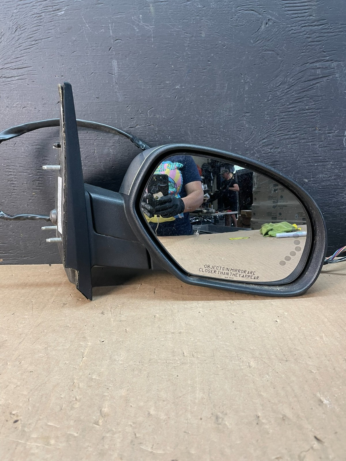 2007 to 2008 Gmc Yukon Right Passenger Turn Signal View Door Mirror AD5827 DW7