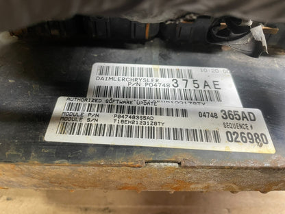 2004 Dodge Caravan Town & Country 3.8L Engine Computer p04748365ad P7573 DG2