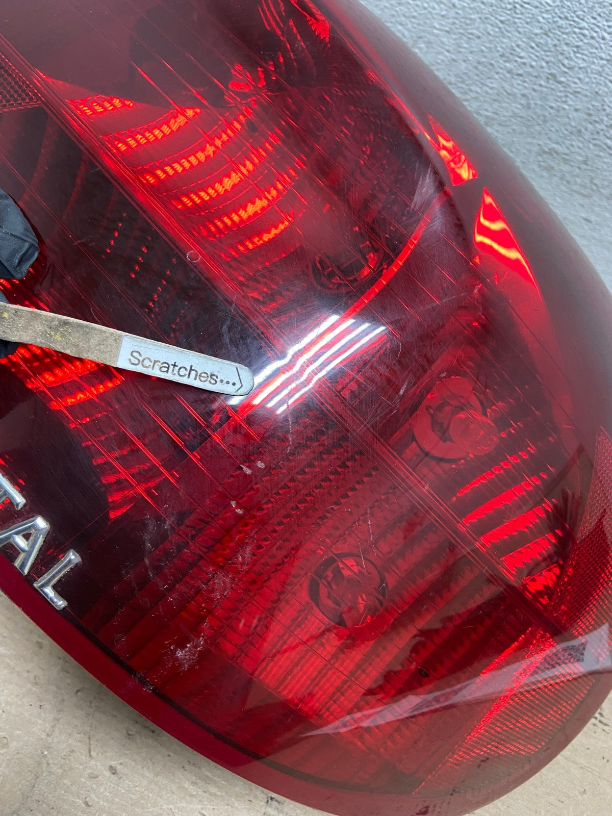 1998 to 2002 Lincoln Continental Right Passenger Rh Tail Light AF4727 LK3