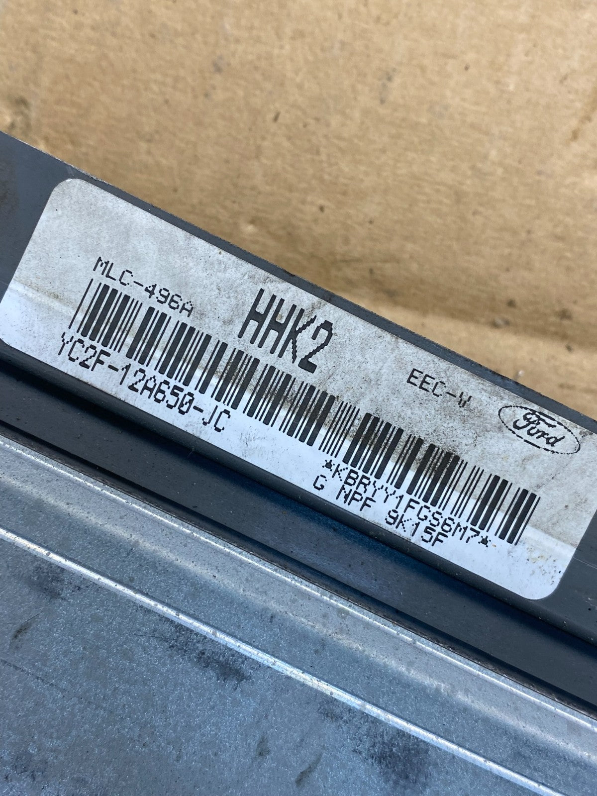 2000 Ford Van E150 E250 5.4L Engine Computer Module ECM YC2F-12A650-JC AI9887 DW2