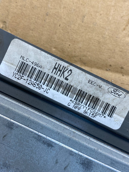 2000 Ford Van E150 E250 5.4L Engine Computer Module ECM YC2F-12A650-JC AI9887 DW2
