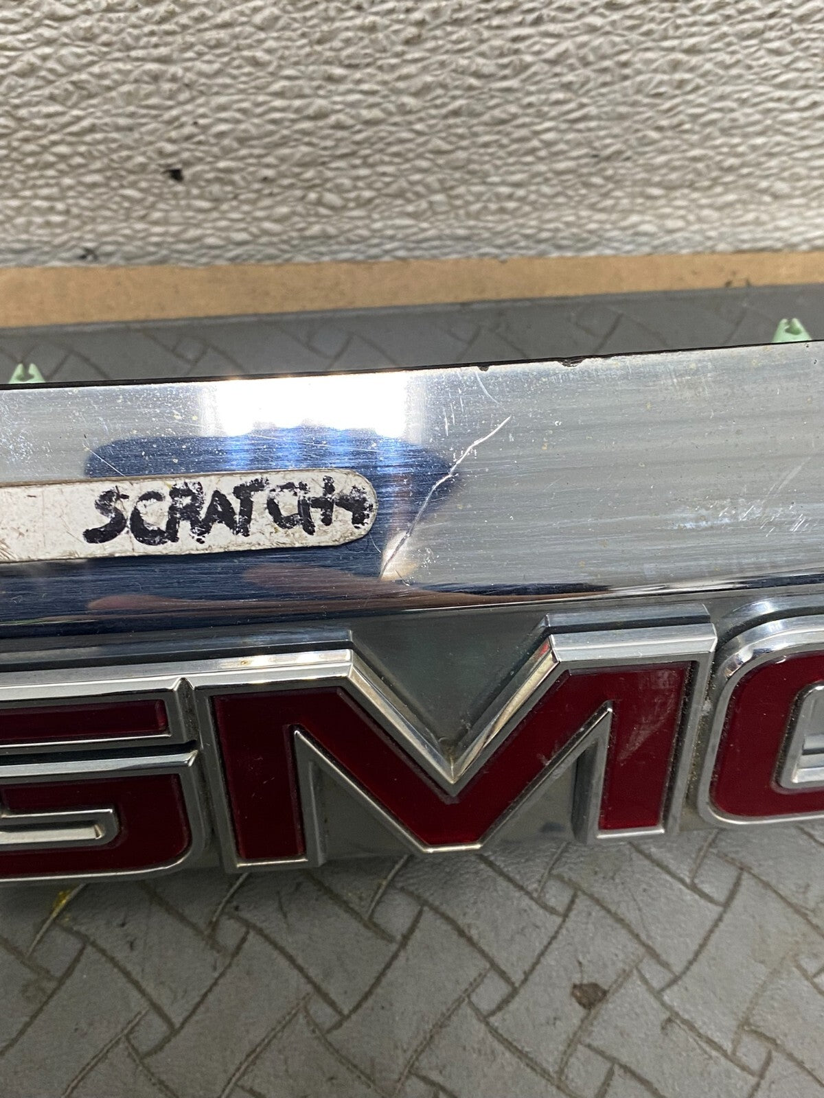 2010-2015 Gmc Terrain Lift Gate Handle Trim Back Up Camera Chrome Panel C6027 DG3