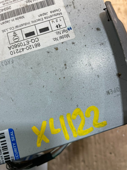 2006 to 2009 Toyota Prius OEM Radio AM/FM CD Player Oem X4122 DG11
