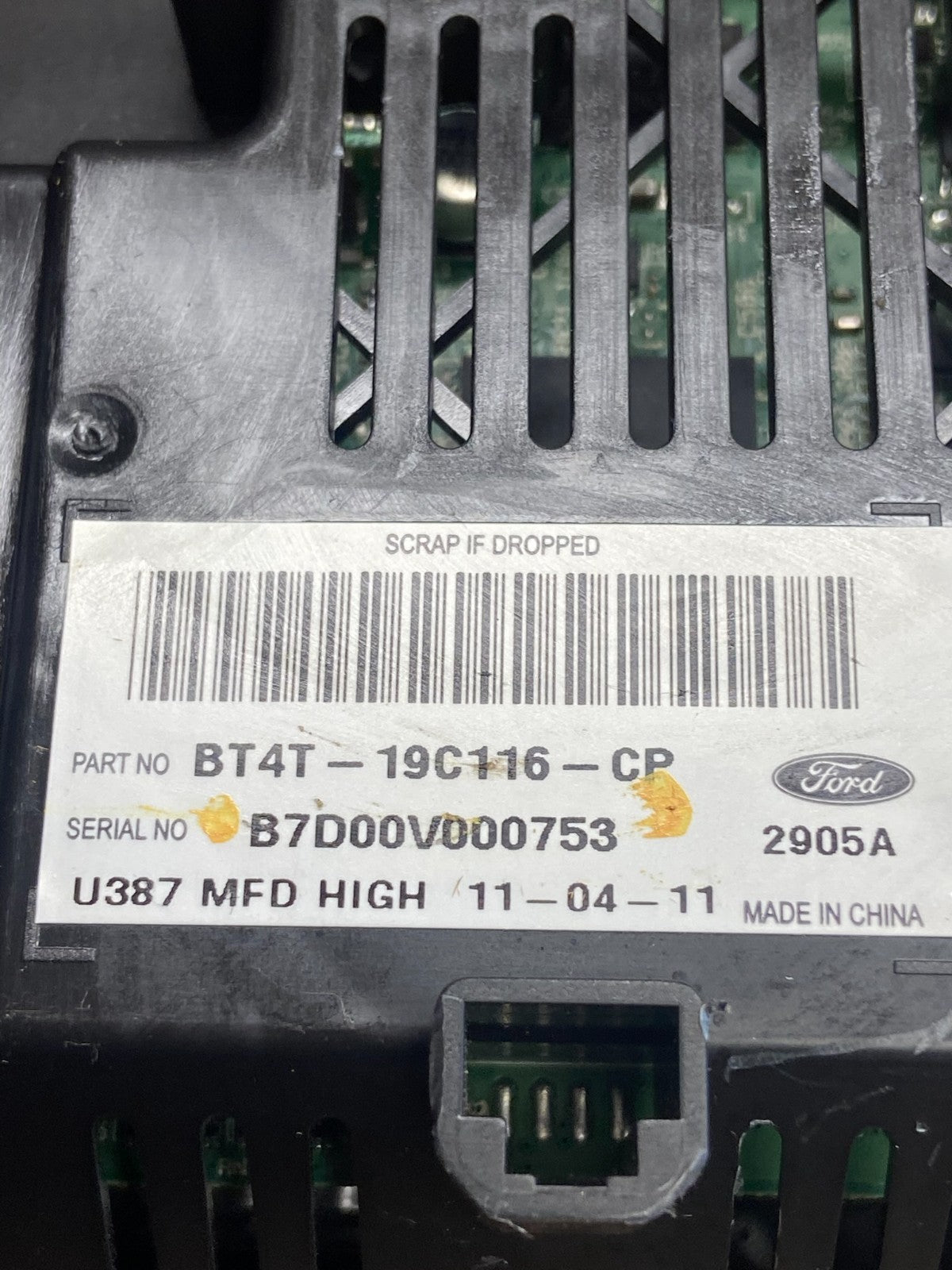 2011 2013 Ford Edge Radio Stereo Navigation Screen BT4T-19C116-CP af2486 DG4