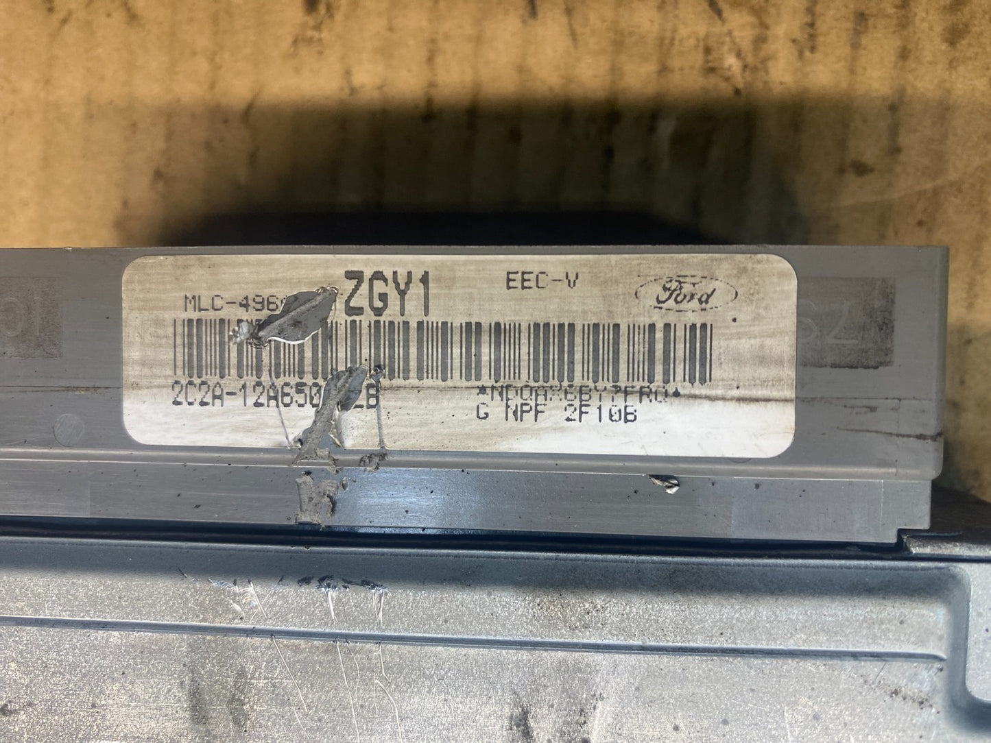 2002 Ford VAN Econoline V8 5.4 Control Module ECU PCM ZGY1 AD04892