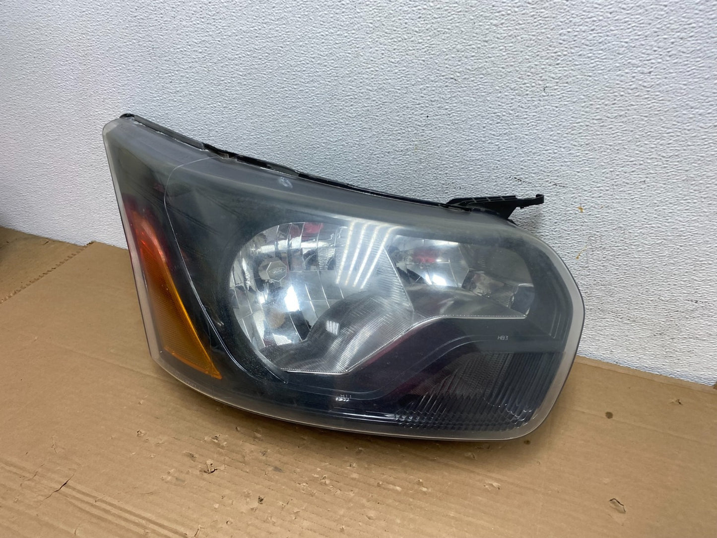 2015-2019 Ford Transit VAN Right Passenger Halogen Black Headlight AD4233 DW1