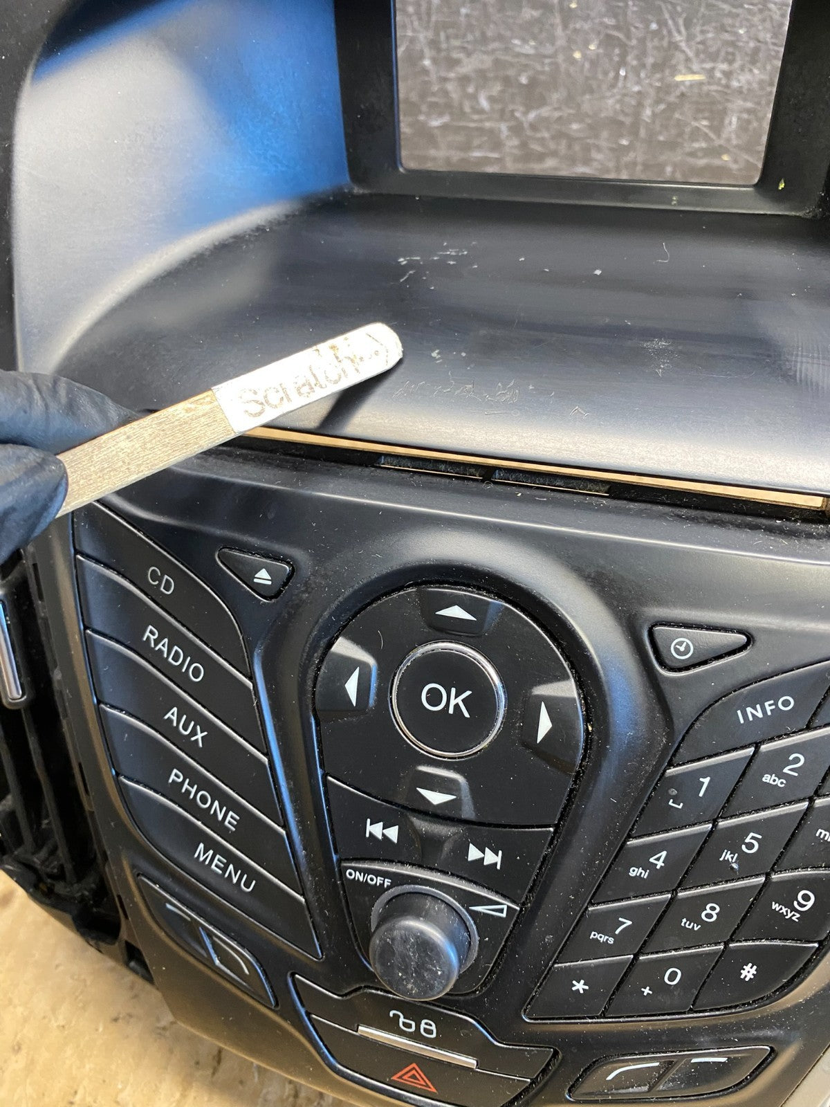 2012 to 2014 Ford Focus Radio Control Panel Trim w/ Bezel ad1874 DG1