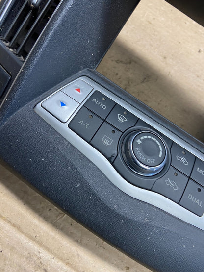 2009-2014 Nissan Maxima Center Console Climate Control Radio Bezel ah3771 DG1