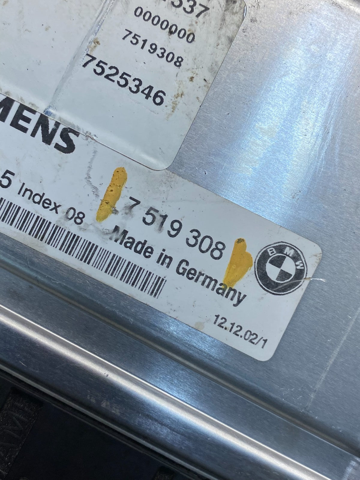 2003 to 2005 BMW X5 ECM ECU Engine Control Computer Module 7519308 AH9641 DW2