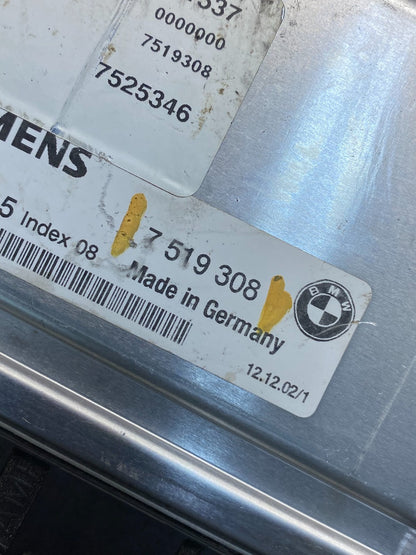 2003 to 2005 BMW X5 ECM ECU Engine Control Computer Module 7519308 AH9641 DW2