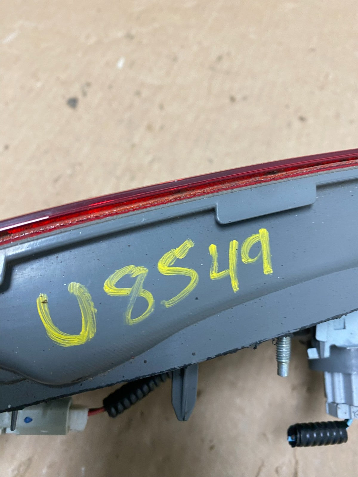 2007 2008 2009 Acura Rdx Right Passenger Side RH Inner Tail Light U8549 DW8