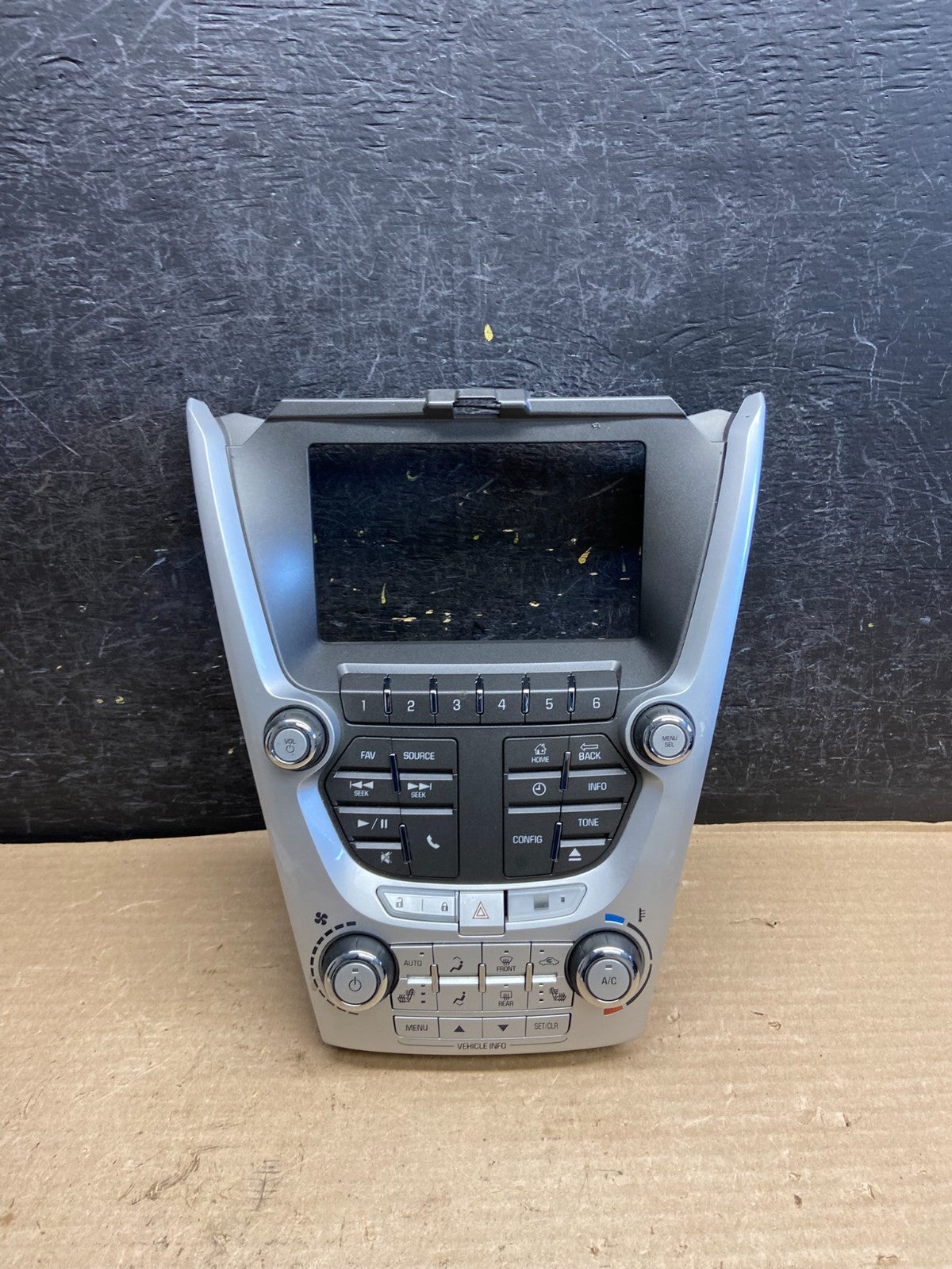 2012-2015 Chevrolet Equinox Radio Face Climate Control Panel Bezel AH3729 DG0