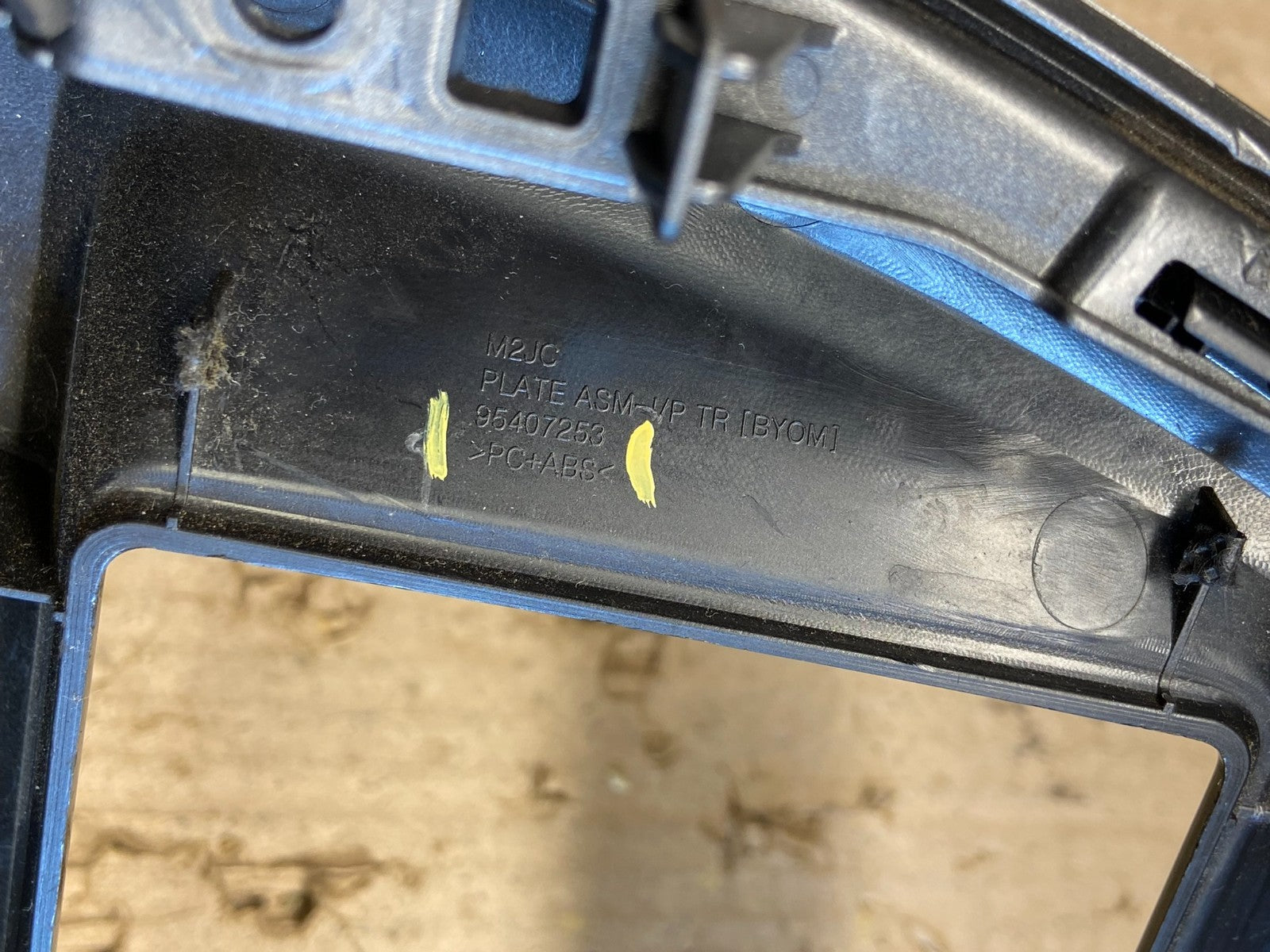 2016 to 2020 Chevrolet Spark Front Center Radio Bezel Air Vent OEM AB5886 DG5