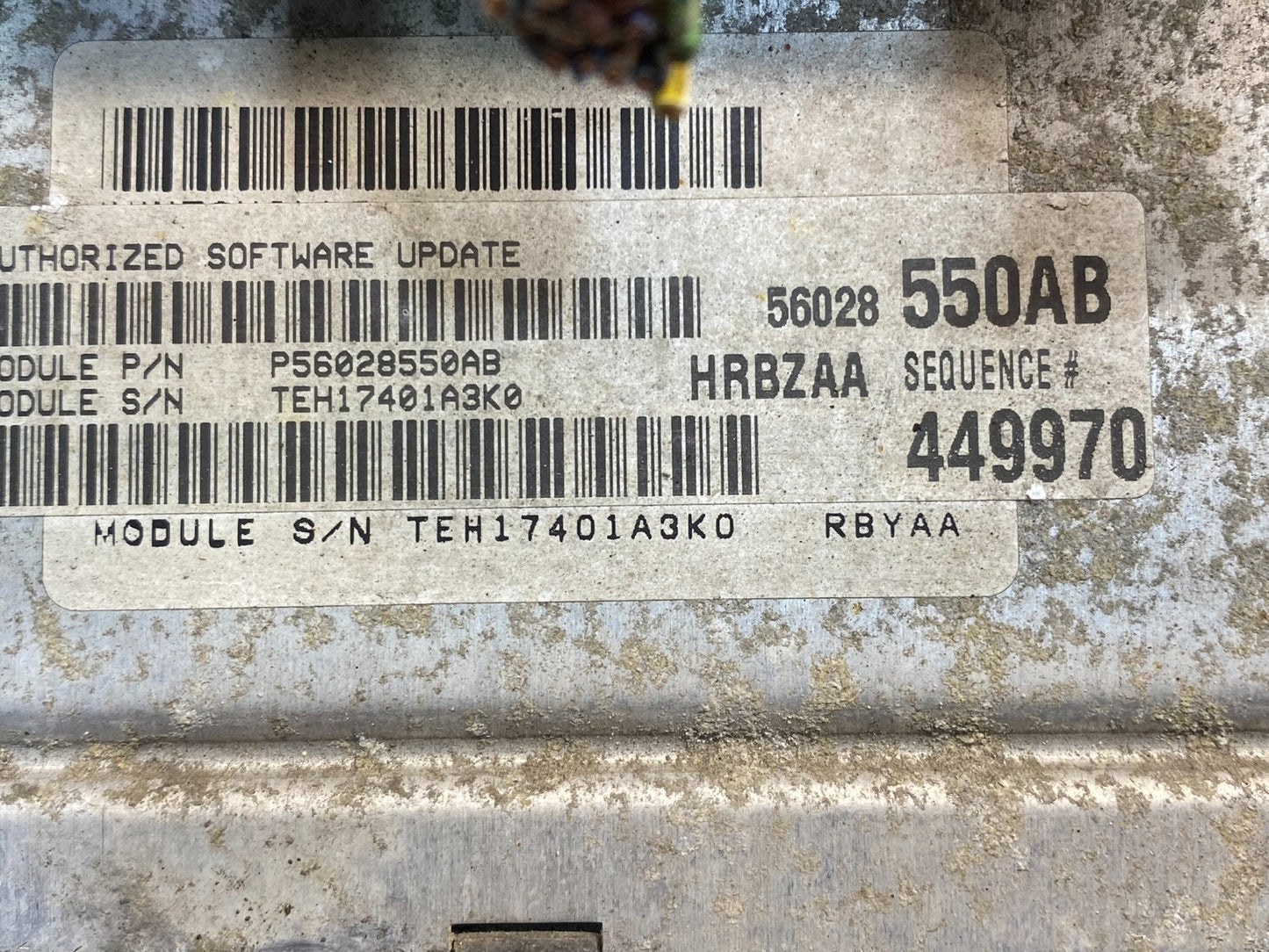 2001 Dodge Ram 1500 Engine Computer 5.9L ECM ECU af7760 DG2