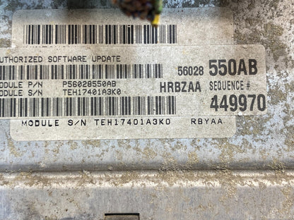 2001 Dodge Ram 1500 Engine Computer 5.9L ECM ECU af7760 DG2