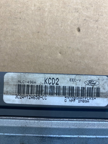 2003 Ford Van E150 5.4L Engine Control Module  ECU 3C2A-12A650-CC AC4380 DG2