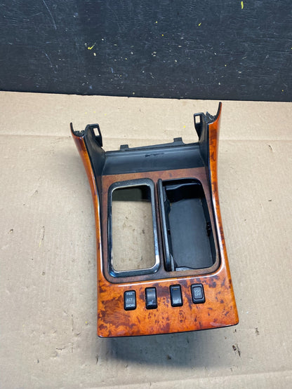 2002 2005 Lexus GS300 Center Console Shifter Bezel Cup Holder Trim OEM P3736 DG1