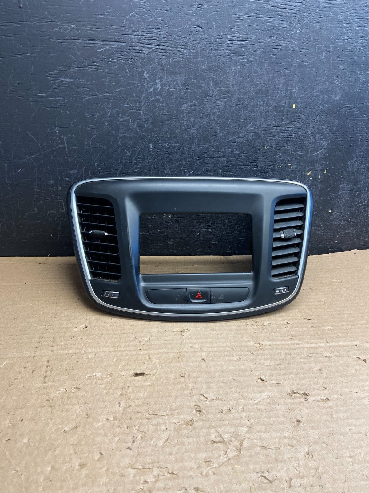 2015 to 2016 Chrysler 200 Radio Dash Bezel Trim Vent Hazard Panel AF2685 DG0