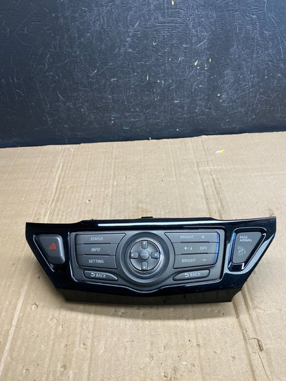 2013 to 2015 Nissan Pathfinder Information Display Control AD7242 DG0