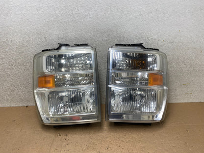 2008-2014 Ford Econoline E150 E250 E350 Left+Right Headlights W1121 DW0