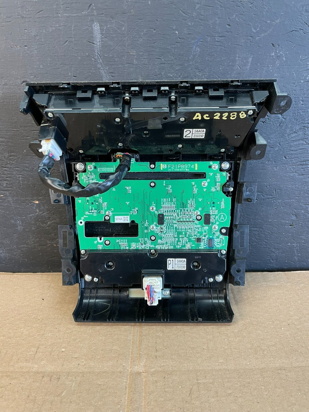 2009 - 2010 Nissan Murano AM FM Radio CD Climate Control Panel Oem AC2288 DG4