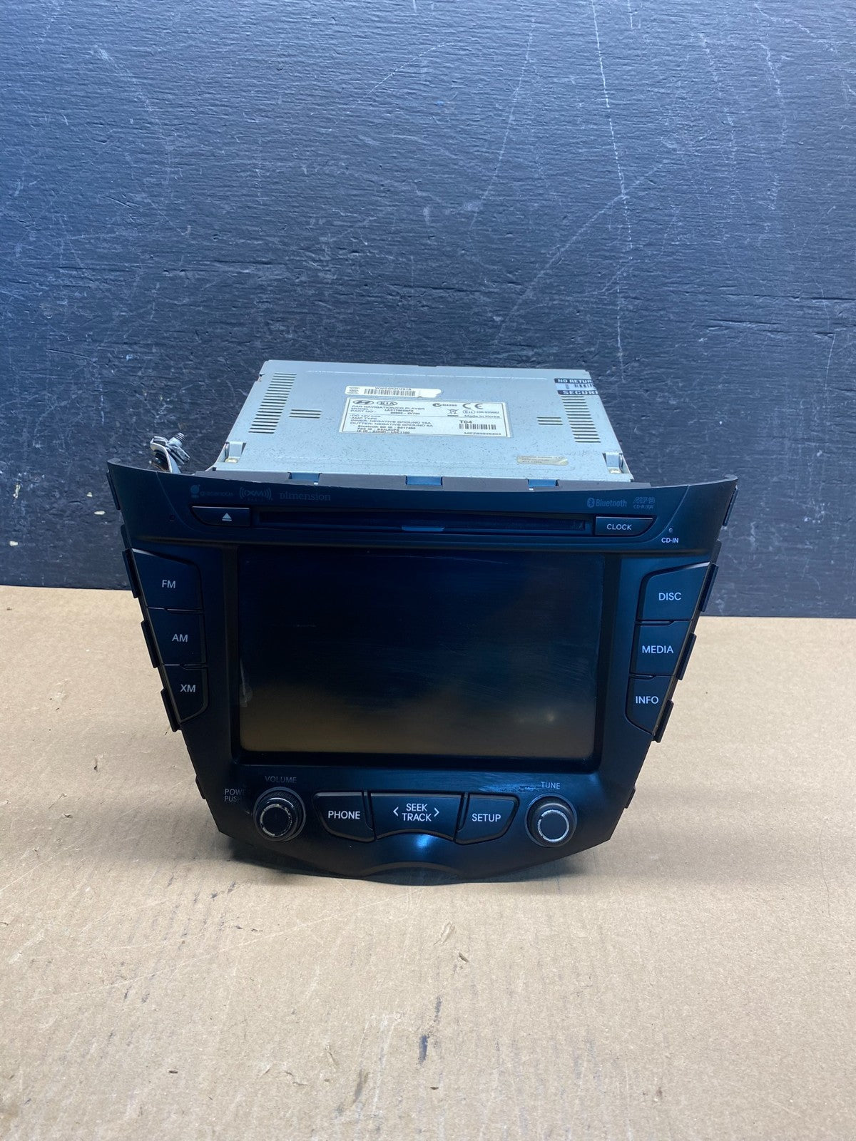 2012 - 2014 Hyundai Veloster Radio Receiver Display Screen 96560-2V730 AG1815 DG0