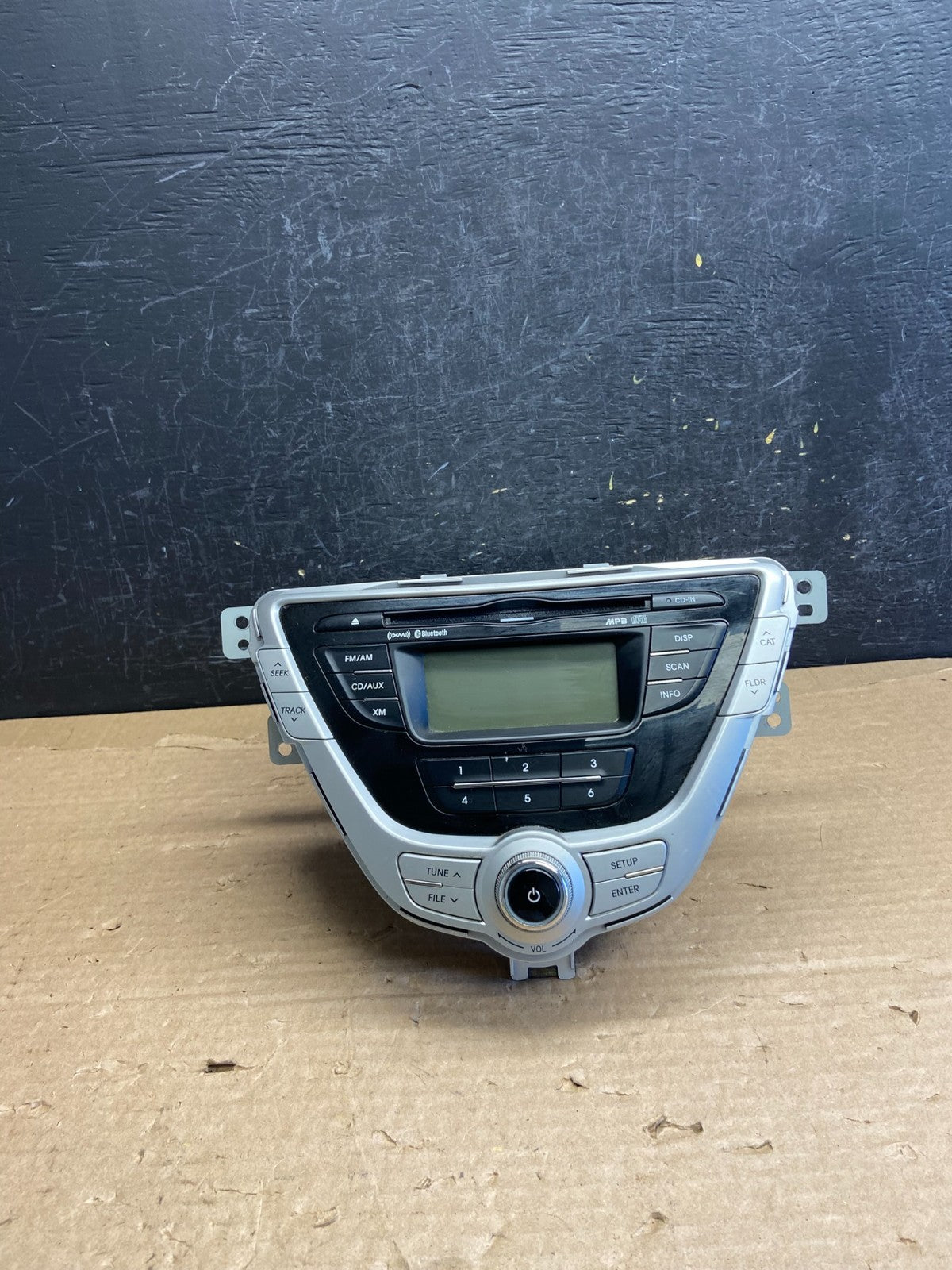 2011-2013 Hyundai Elantra Center Radio Climate Control Air Vent Bezel AF2678 DG0