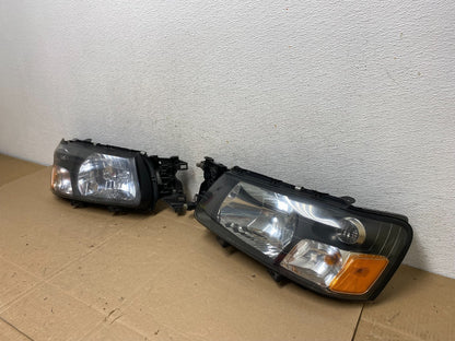 2003 2004 Subaru Forester Left+Right Headlights Halogen DEPO AE5075 DW1