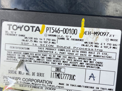 2008 - 2015 Scion xD xB Pioneer AM FM Toyota CD Stereo Radio Receiver v7284 DG5