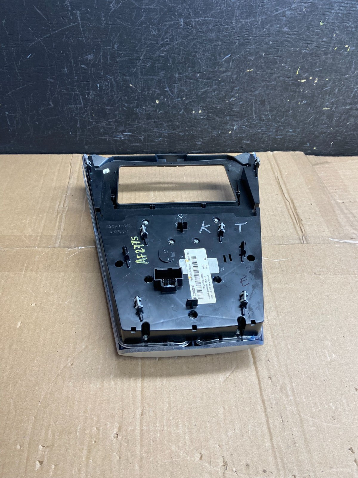 2012-2015 Chevy Equinox Terrain Radio Face Climate Control Panel Bezel AF2775 DG4