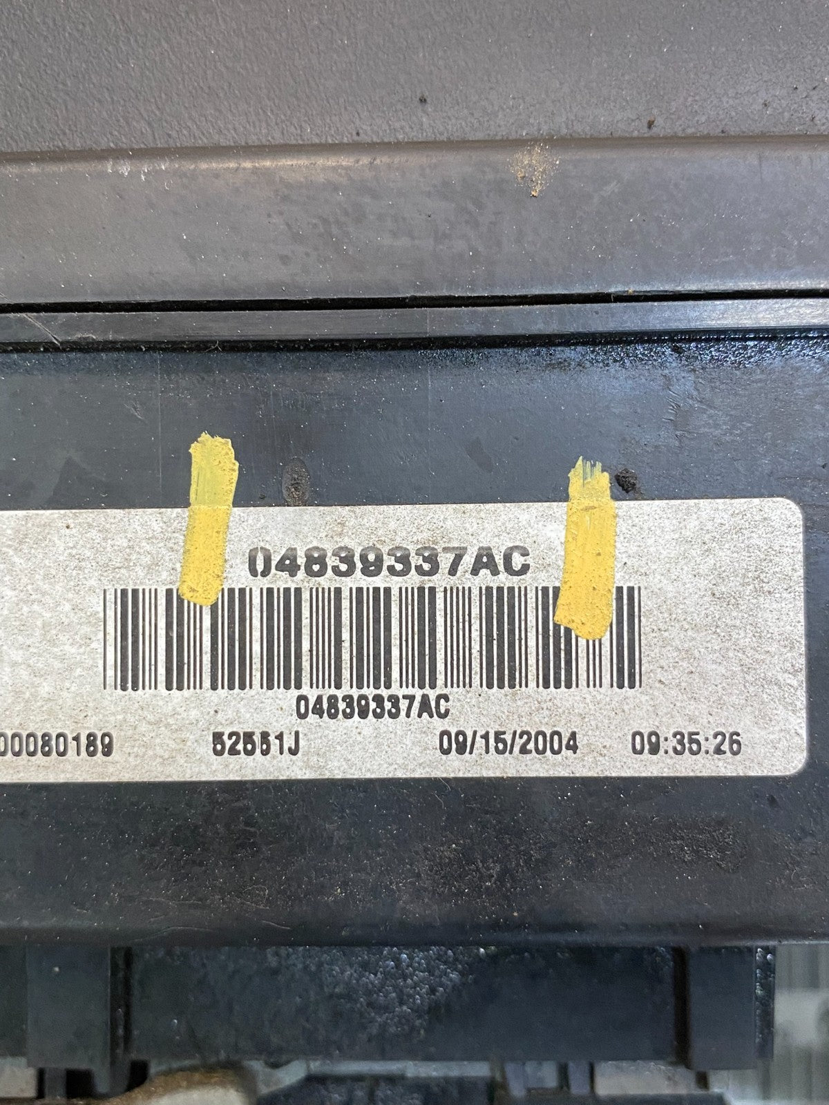 2005 Jeep Grand Cherokee Integrated Power Fuse Box 04839337ac AA7702 DG6