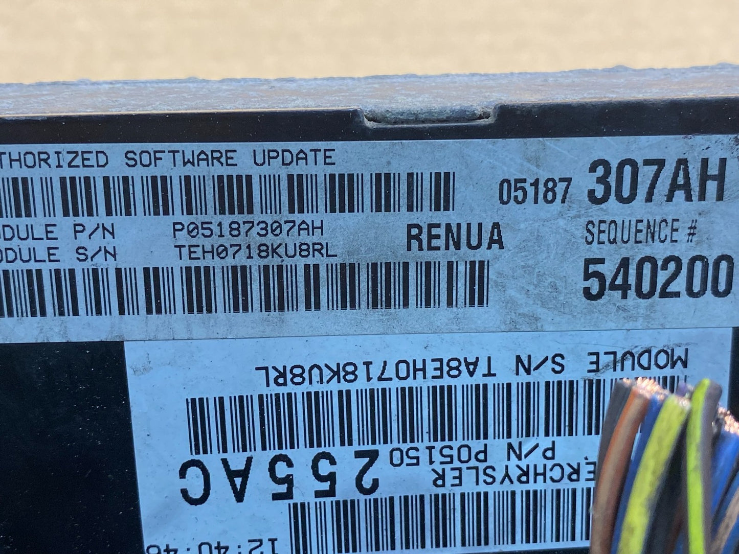 2008 Jeep Grand Cherokee Commander 4.7L Engine Computer ECU ECM AF4095 DW2