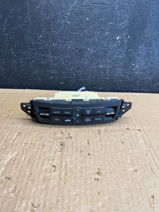2009 to 2014 Acura TSX A/C Heater Climate Control Panel AD6775 DG0