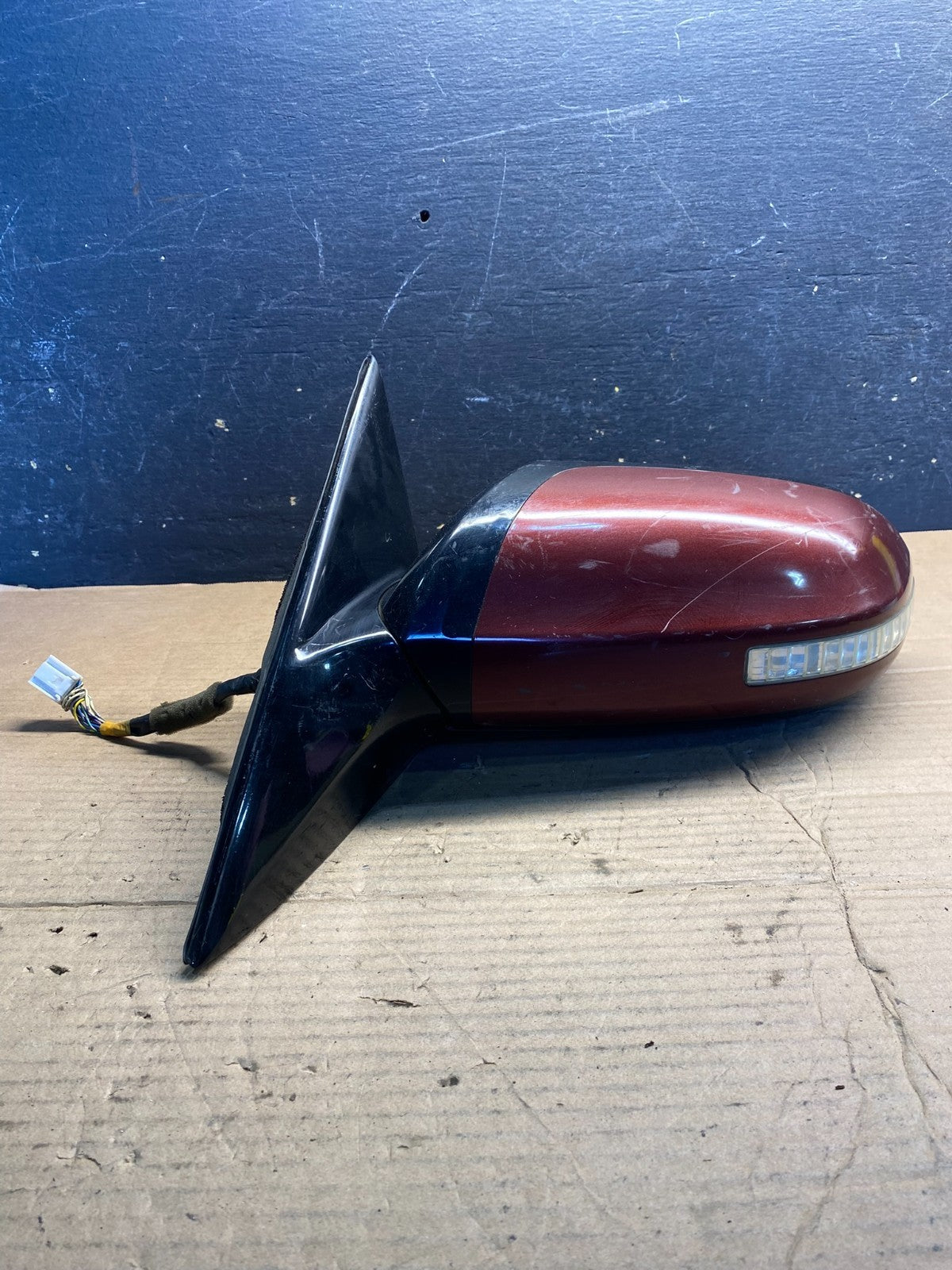 2009 to 2014 Nissan Maxima Left Driver Side View Door Trn Sig Mirror AA5681 MS0